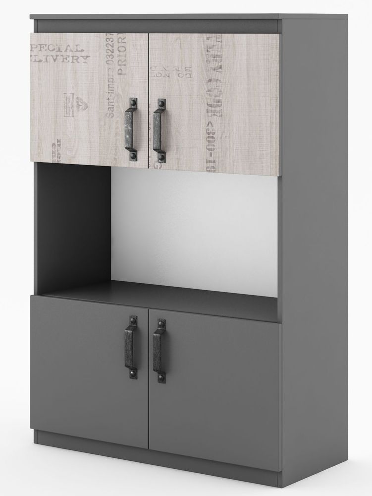 Deena kaappi - Grafiitti / tammi Deena kaappi - Grafiitti / tammi